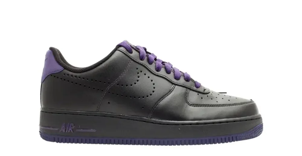 Nike Air Force 1 '07 Leather Black Ink Sneaker 315122-028 Men's 10